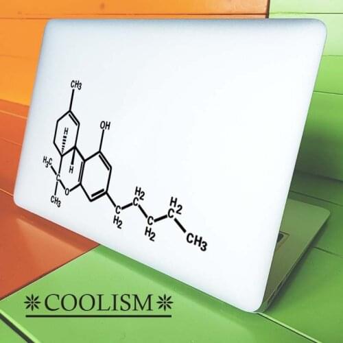Chemistry Molecular Formula Laptop Sticker for Macbook Pro 16" Air Retina 11 12 13 15 Inch Mac Book Skin 14 Vinyl Notebook Decal