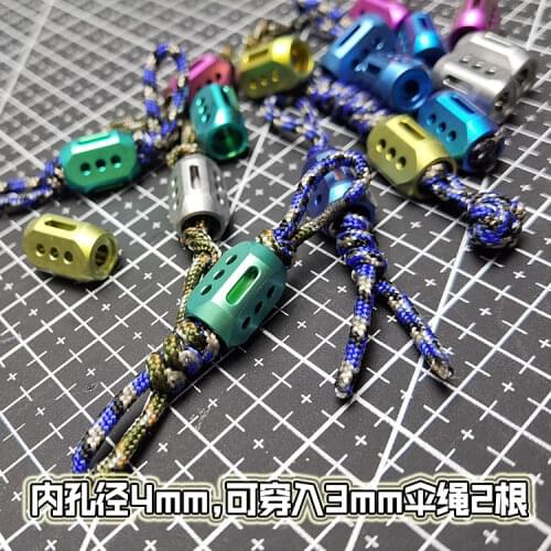 Mack Walker Titanium alloy TC4 Knife Pendant DIY EDC Knife Beads