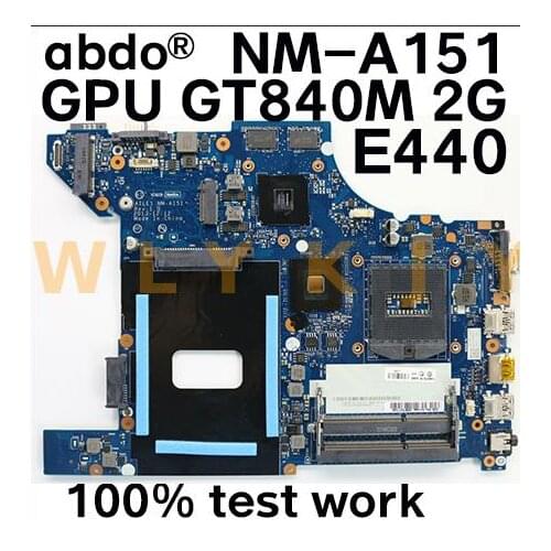 AILE1 NM-A151 for Lenovo Thinkpad E440 notebook motherboard GPU GT840M 2GB 100% test work FRU 04X5921 04X5922 04X5920