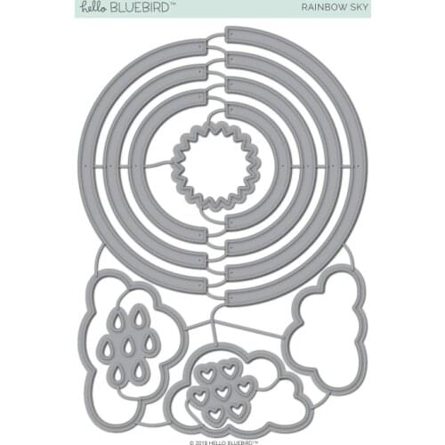 New Design Metal Cutting Dies cut die rainbow Scrapbooking Album Paper DIY Card Craft Embossing