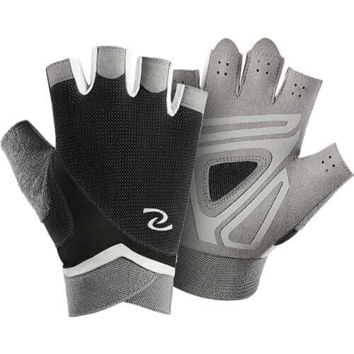 Fitness Half-Finger Gloves Anti-Slip Breathable Fitness Equipment Dumbbell Gym Body Building Anti-Shock Sports Cycling Gloves