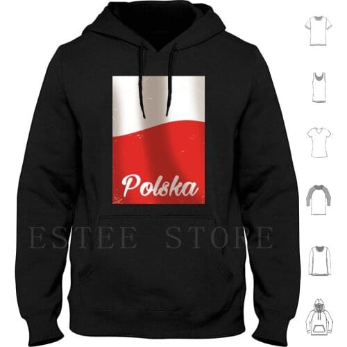 Polska , Poland Vintage Travel Poster Hoodies Poland Vintage Travel Polska Poland Polish Travel Visit Poland