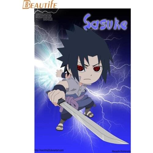 Chibi Namikaze Minato Poster Cloth Silk Poster Home Decoration Wall Art Fabric Poster Print 30X45cm,40X60cm.50X75cm,60X90cm
