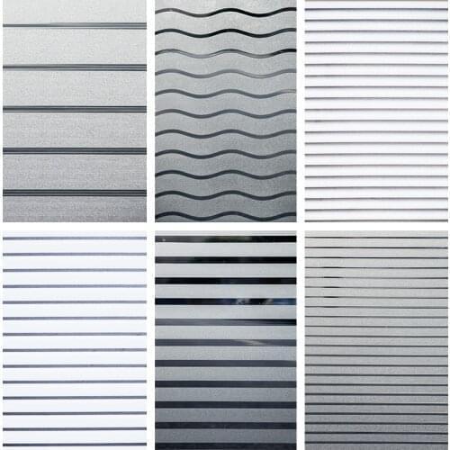 PVC Frosted Window Film Waterproof Glass Sticker Home Bedroom Bathroom Office Privacy Scrubs Frost No Glue 45/60/80/90cm