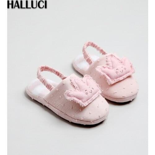 Child cotton home shoes boys and girls slippers shoes Japanese soundless non-slip indoor slides slippers kids shoes home New