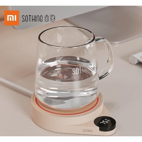 Xiaomi Sothing Thermostatic Cup Mat Constant Temperature Coaster Pad With Timing Milk Tea Water Heating Mat Hot Plate Home Use