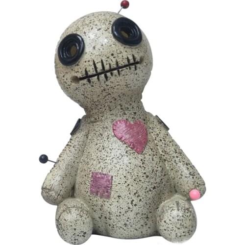 Funny Cartoon Resin Voodoo Doll Home Decoration Voodoo Doll Cone Decorative Aromatherapy Burner Incense Burners