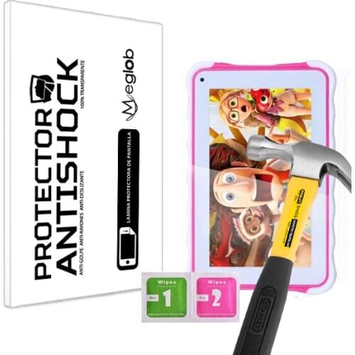 Screen protector Anti-Shock Anti-scratch Anti-Shatter compatible with Tablet Excelvan 711 Kids