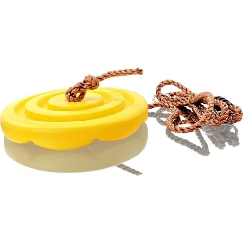 Green Kids Swing Round Rope Swings Outdoor Children Swing Disc Toy Seat Playground Hanging Garden Swings