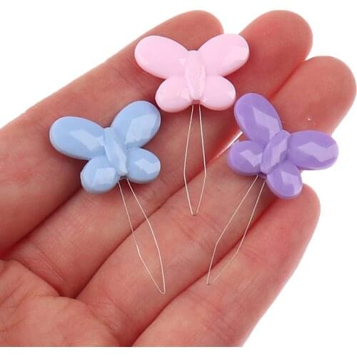 10Pcs/lot Butterfly Needle Threader Thread Needle Device Plastic Wire Stitch Insert Craft Tool Sewing Machines Supplies