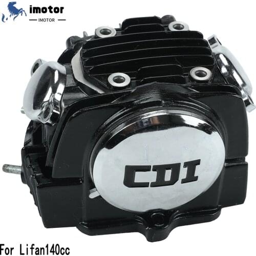 140cc Motorcycle Cylinder Head For 55mm Bore Lifan 1P55FMJ LF 140 Horizontal Kick Starter Engines Dirt Pit Bike Parts