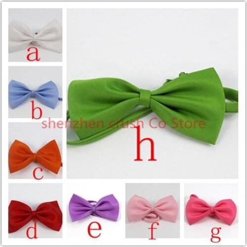 200pcs Dogs Bow Ties for Christmas Pet Bow Ties with Adjustable Tie Collars Neckties Decorations Ornaments W8076