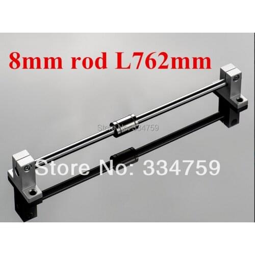 Free Shipping 8mm rod 8*762mm linear shaft round rod for lm8uu cnc part cnc router