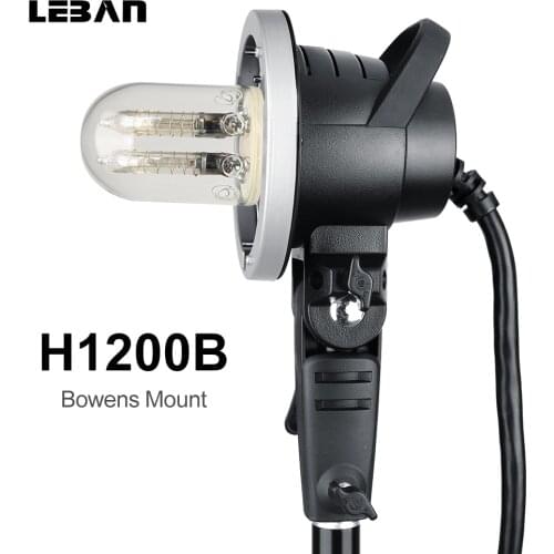 Fast shipping!!Godox AD-H1200B Portable Flash Head Bowens Mount Flash Head with 1200W Bare Bulb Flash Tube
