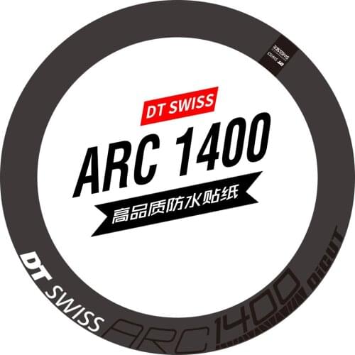 DT ARC 1400 Wheel Set Sticker Road Bike Carbon Knife Ring Wheel Color Change Sticker Bike Sticker Custom Waterproof