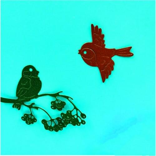 Birds Die Cutting Dies For Card Making Mold Scrapbooking Embossing Folder Template Diy Craft Animal Dies Mould Slimline Dies