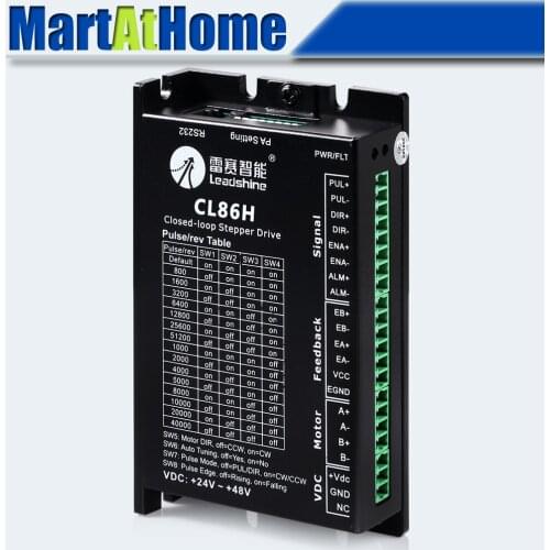 Leadshine CL86H CNC Closed-loop Stepper Driver Input 18V~80V AC 200KHz Can Match Motor 86CME80 86CME85