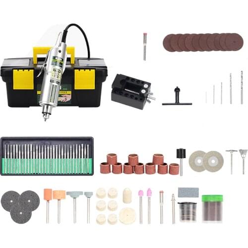 Mini Electric Drill polisher Rotary Tools Variable Speed Grinder Grinding Engraving Accessories machine