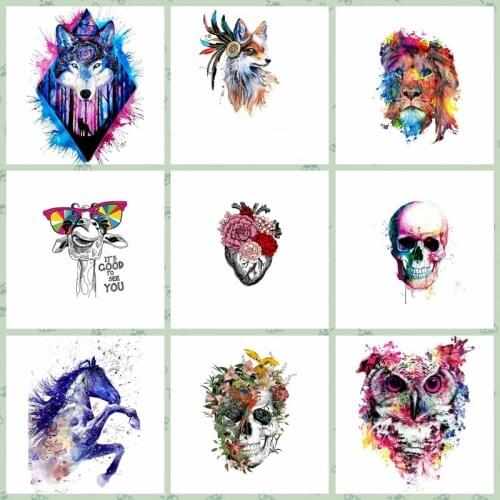 Anime Patches Cartoon Stickers Iron On Transfers For Shirt Badge Patch Hoodie Clothes Applique Patches Vinyl Heat Transfer Patch