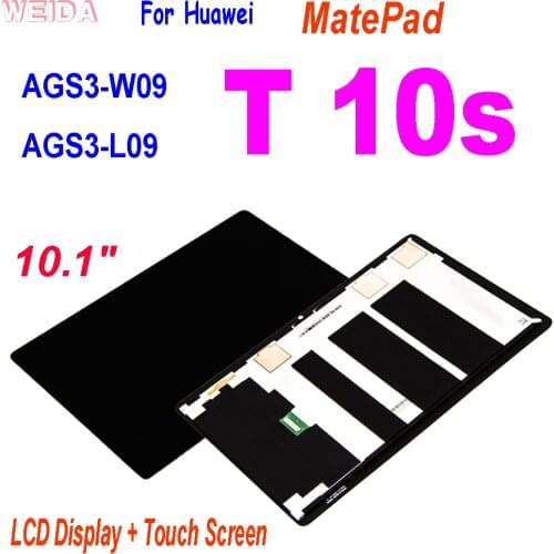 Original 10.1" LCD For Huawei MatePad T 10s T10S AGS3-W09 AGS3-L09 LCD Display Touch Screen Digitizer Glass Sensor Assembly
