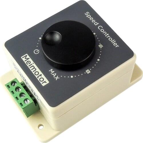 Stepless DC Motor Speed Controller Forward Reverse Controller Digital Display Governor Switch Metal Shell Case Adjustable