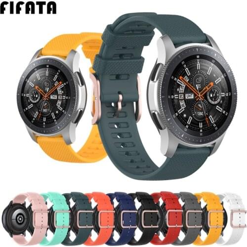 FIFATA Wrist Band For Samsung Watch 3 45mm/41mm Sport Bracelet Silicone Strap For Samsung Galaxy Active 3 2 1 Soft Watchbands