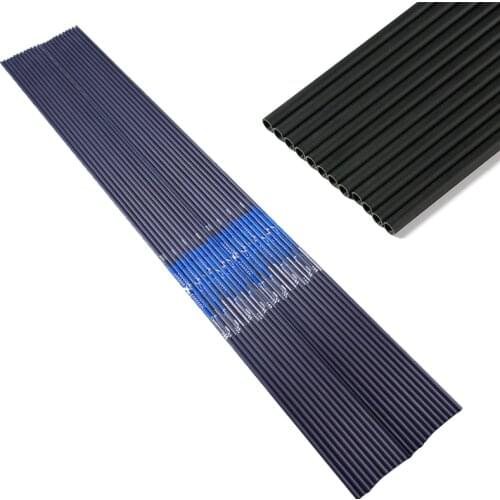 6/12PCS Hunting Archery Pure Carbon Arrows Shaft Spine600-900 ID4.2mm Archery Arrows Shaft for Recurve/compound bow shooting