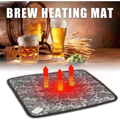Waterproof Home Brew Heating Heater Mat Pad Wine Beer Spirit Fermentation Pail Keg Pet Warmer Dog Cat Electric Blanket Carpe