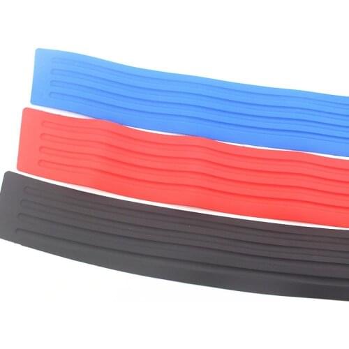 Rear Bumper Protector Trim Strip Anti-scratch Car paint protection For Skoda Octavia Fabia Rapid Superb Yeti Roomster