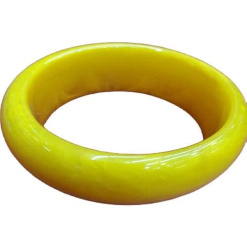 Chinese Amber beeswax bangle bracelets 61mm diameter bracelets Woman bangle