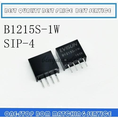 10PCS/LOT Boost Power Module DC-DC12V to 15V Isolation Module Power Chip B1215S-1W