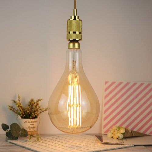 Antique LED bulbs Creative Soft light 220-240V Decorative Spherical warm light Personalized retro lamps E27 8W