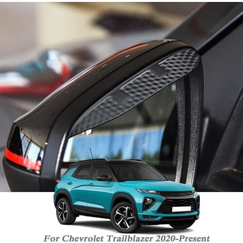 Car Rearview Mirror Rain Eyebrow Auto Shield Snow Guard Sun Side Visor Shade Protector For Chevrolet Trailblazer 2020-Present