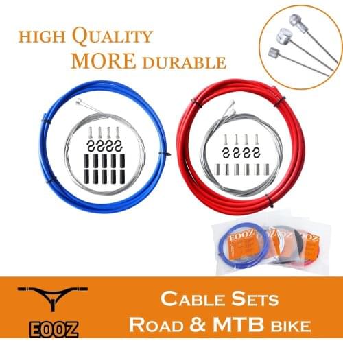 EOOZ MTB Bike Brake Line Tube Kits Galvanize 5mm Mountain Road Bicycle Brake Cable 4mm Shift Gear Derailleur Kits