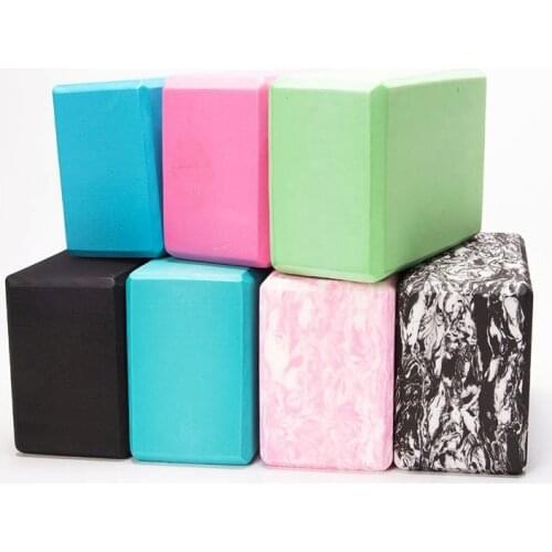 EVA Yoga Block brick Foam Exercise fitness foam set Workout Fitness Bolster Pillow Cushion Gym Training Body Shaping