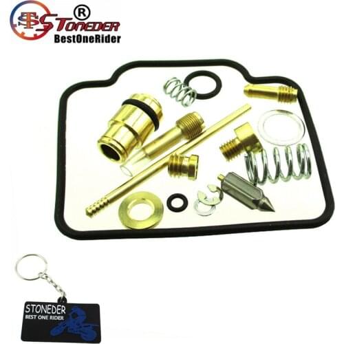 STONEDER Carburetor Rebuild Kit Carb Repair Set For 1991-1998 Suzuki LTF4WDX King ATV Quad 4 Wheeler