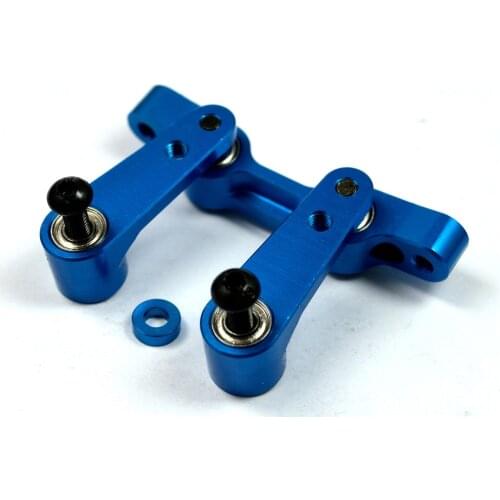 Metal Aluminum Alloy Steering Bellcrank Kit for Team Associated RC10 B6 B6D RC Car Modification Upgrade Parts
