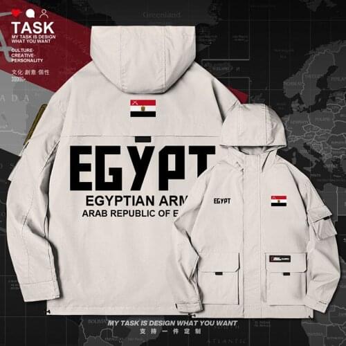 Egypt EGY Egyptian EG men jacket hooded Land Force logo army fan jackets new nation fashion for men windbreaker autumn clothes