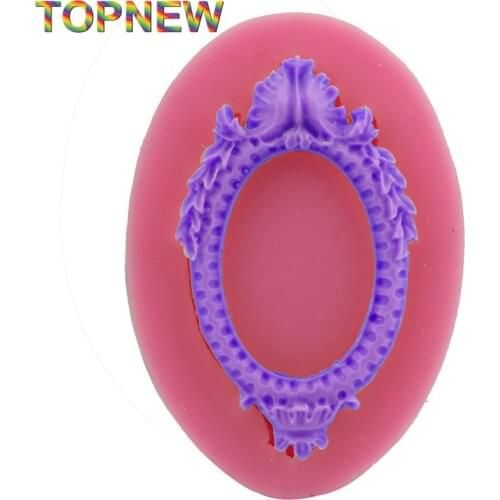 Lovely Kawaii Mirror Molds Non-Stick Fondant Sugar Jelly Jello Ice Lace Cake Decorating Tools Silicone Moulds Cute FDA C1680