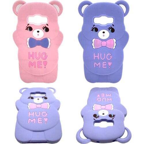 3D Cartoon Cute Bear Case For iPhone X XR XS Max Cases For iPhone 6 6S 7 8 Plus Soft Silicone Phone Cover J5 J7 2016 Grand Prime