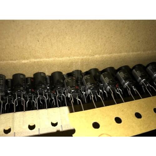 New Matsushita NHG 450V1UF 8X11.5MM CE nhg 1uf 450v Audio electrolytic capacitor 1uF/450V 105 degrees