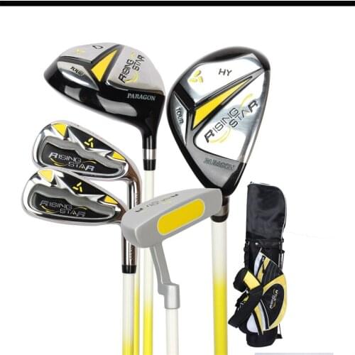 A new Golf Club For Boys, Girls, Teenagers And Children. A Full Set Of Practice Clubs Is Suitable For Ages 5-7