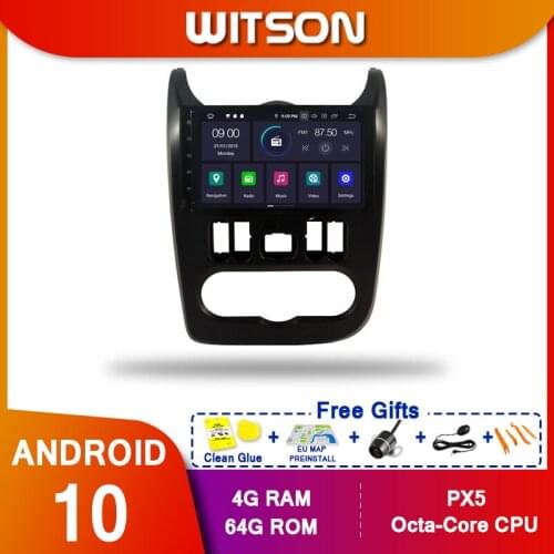 WITSON Android10 Octa core PX5 CAR DVD player For RENAULT Megane DUSTER 2012 IPS SCREEN 4GB RAM 64GB ROM CAR GPS NAVIGATION
