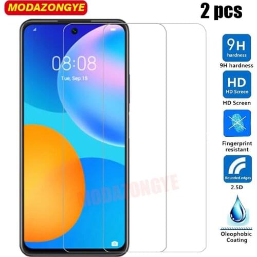 2 pcs Tempered Glass For HUAWEI P smart 2021 Screen Protector For HUAWEI P smart 2021 PPA-LX1 PPA LX1 Glass Protective Film