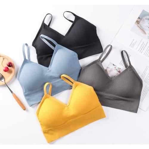 Women Breathable U Back Cross Padded Sport Bra Gym Running Fitness Sexy Top