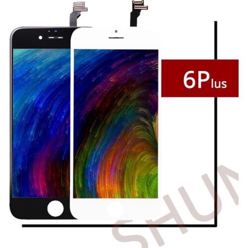 5Pcs AAA++ Quality 100% No Dead Pixel For IPhone 6 Plus LCD Display with Touch Screen Digitizer Assembly Replacement Free Shipp