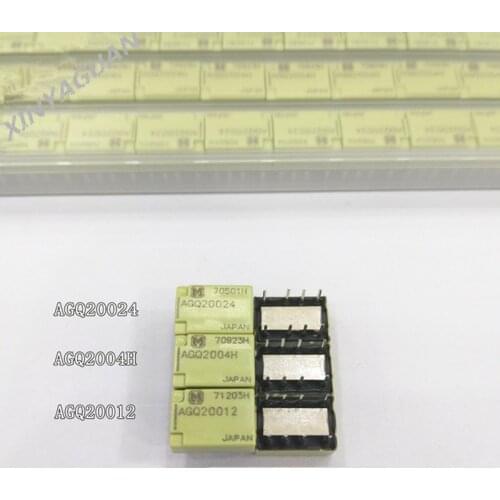 10Pcs 100% new original signal relay AGQ2004H AGQ20012 AGQ20024 AGQ200A4H AGQ200A4HZ 8Pin