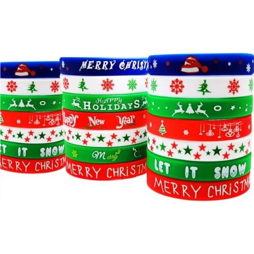 1000 Pieces Customized Silicone Multicolor Bracelet Custom Wristband DIY Armband Events Accessories For Adults Students Kids