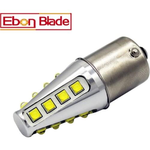 2Pcs Powered 80W 1156 BA15S XBD Chips R5W Tail Brake Reverse Turn Signal S25 P21W 12V 24V LED White Red Amber Canbus Error Free