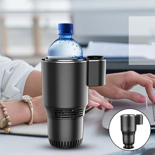 2-in-1 Coffee Warmer and Cooler Desktop Cooling Cup Milk Tea Drinking Beer Cola Cooler Hot or Cold Quick Cooling Drink Chiller
